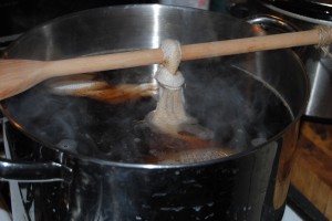 brewing the wort